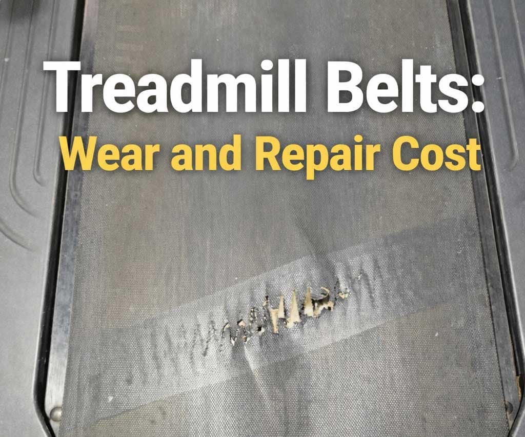 Damaged treadmill belt