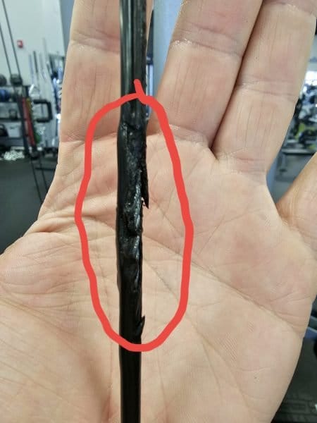 Damaged Cable