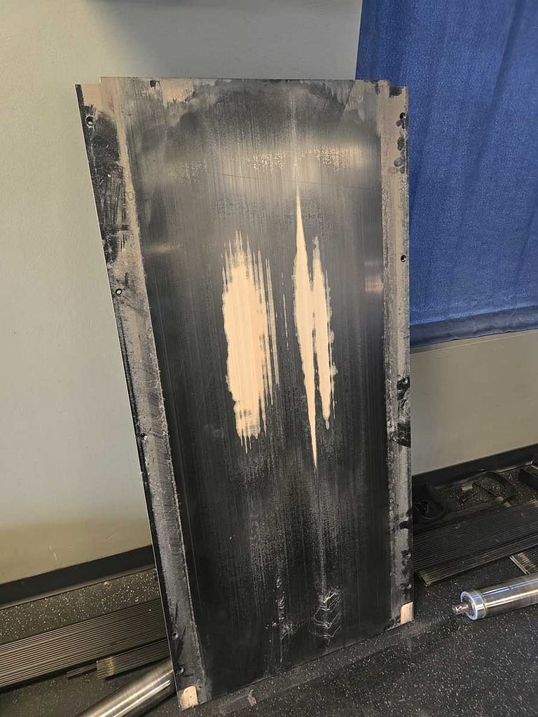 damaged walk deck