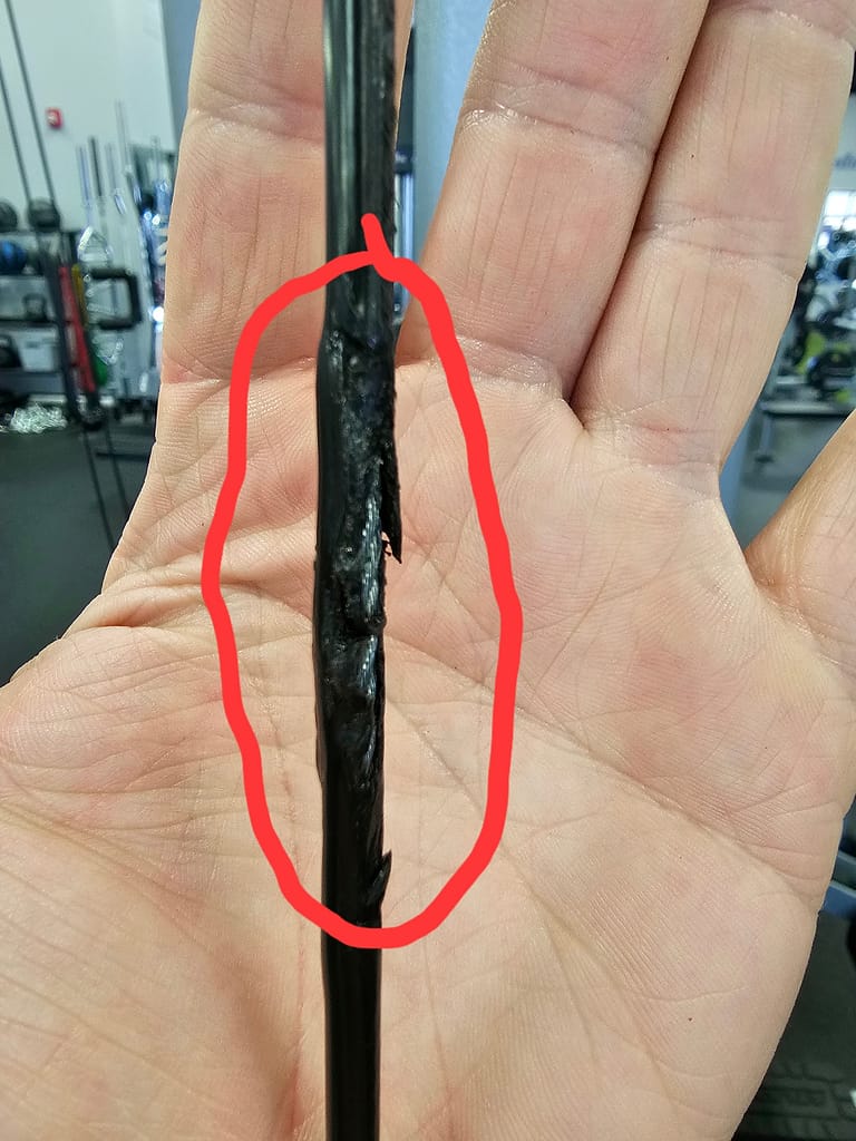 Pinched Cable