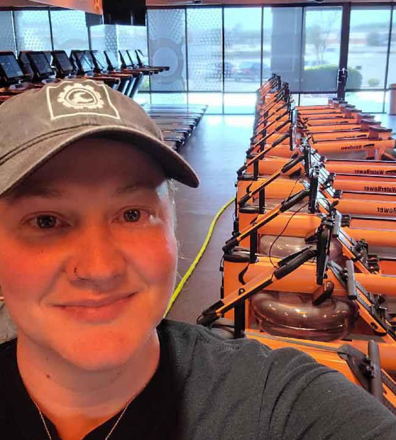 ServiceRX employee working during a Fitness Equipment Repair.